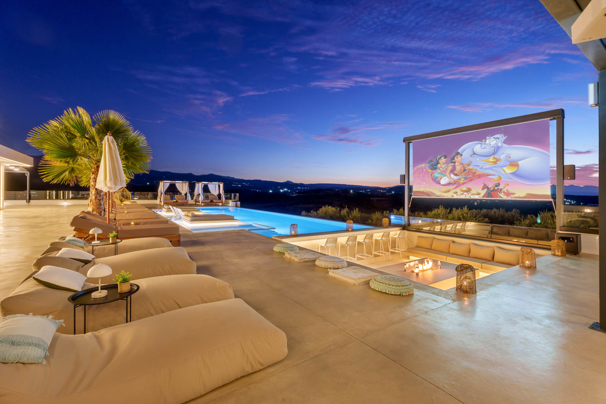 Private Pool & Outdoor Cinema
